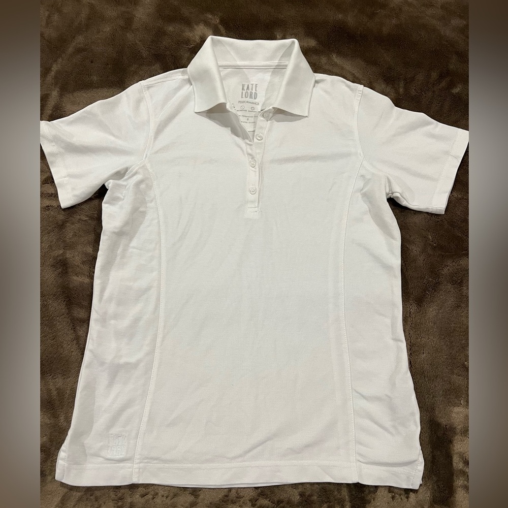 Women’s Kate Lord Golf Polo Sz Small Pre-Owned White